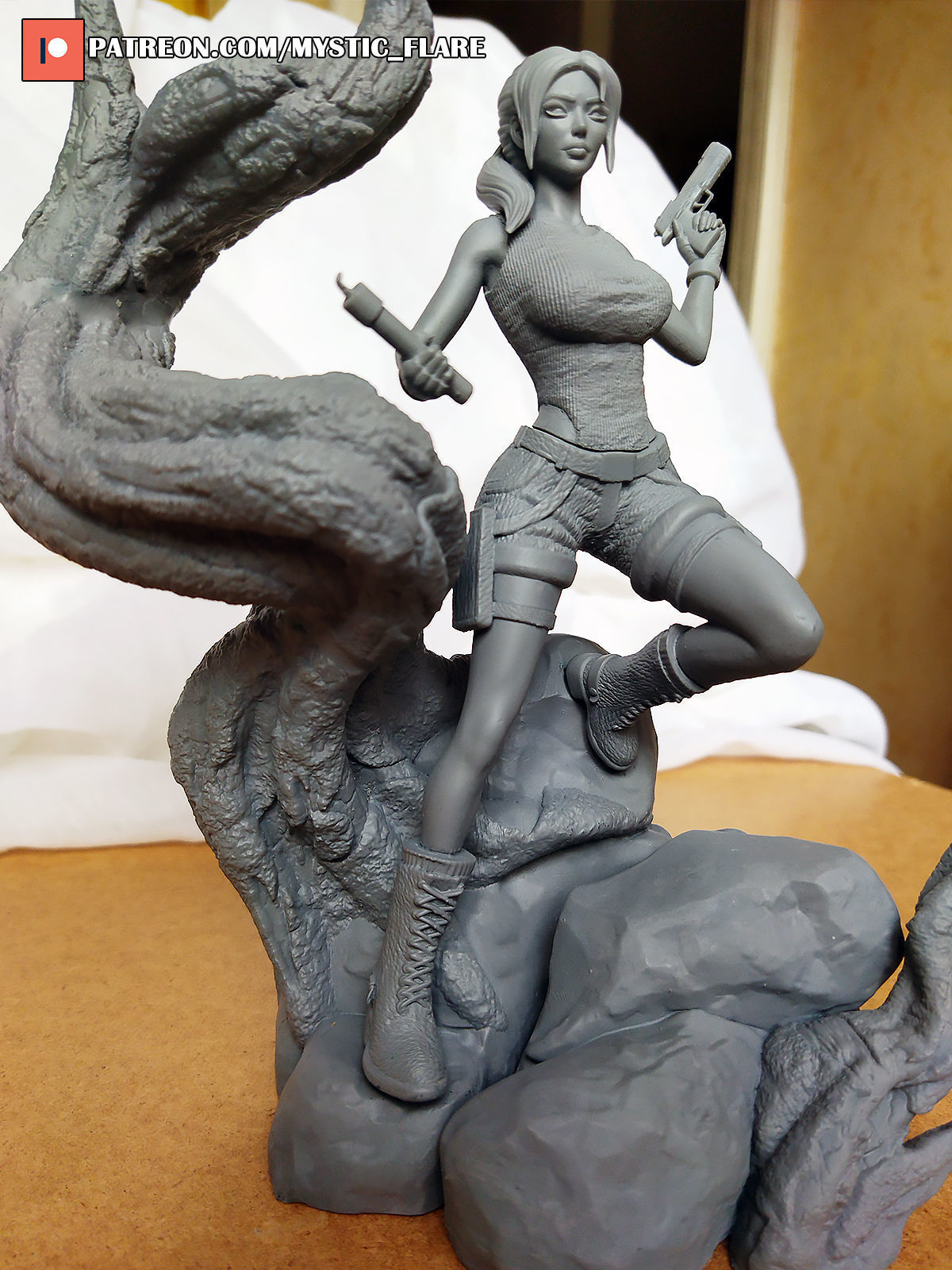 Lara Croft Tomb Raider 3D print model_9