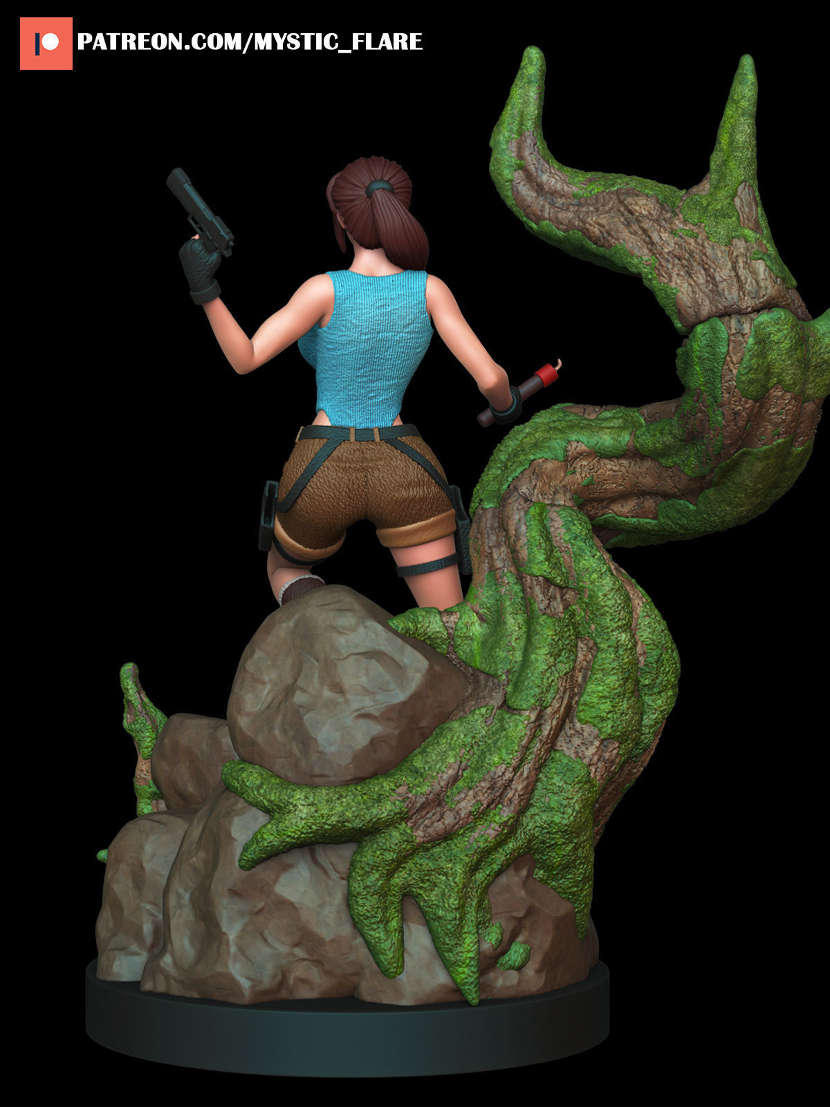 Lara Croft Tomb Raider 3D print model_25