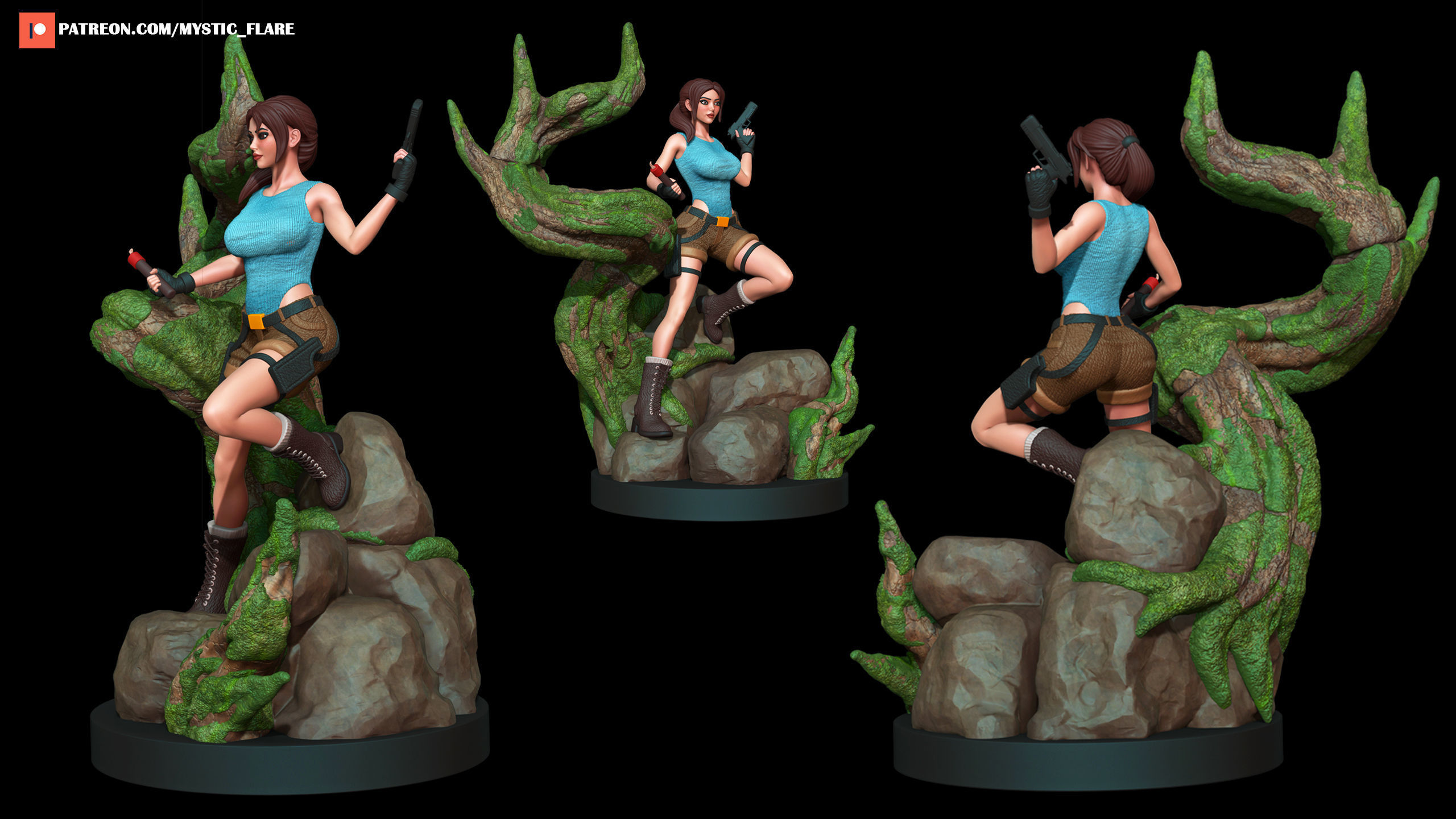 Lara Croft Tomb Raider 3D print model_21