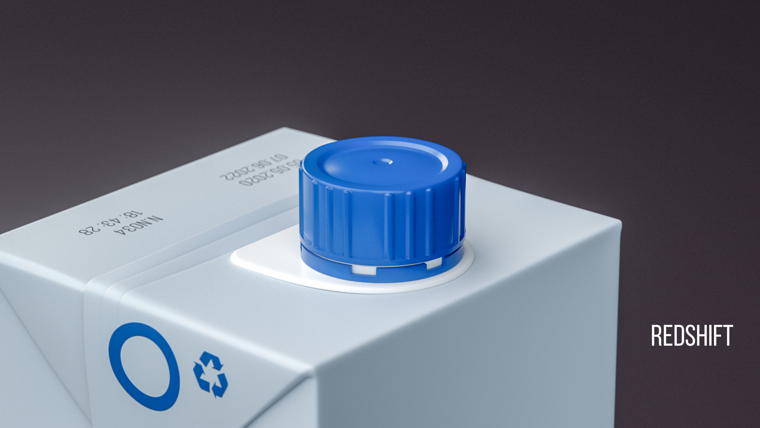 Milk Carton Package 1L 3D model 3D model_11