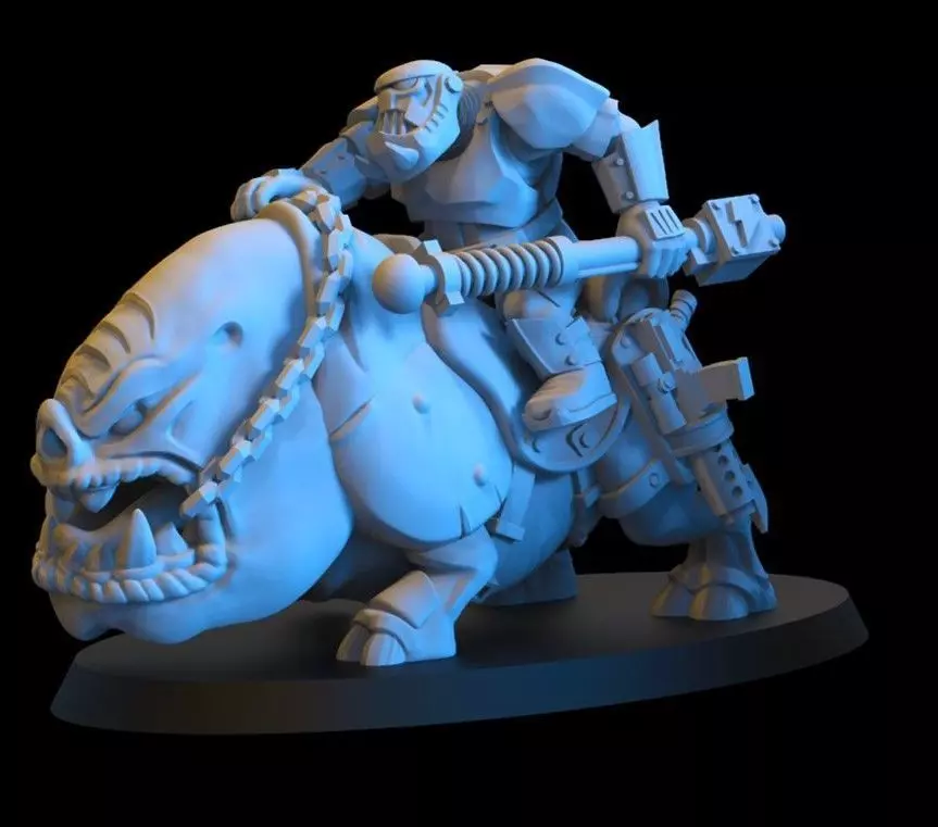 Squighog and Stormtroopa 3D print model