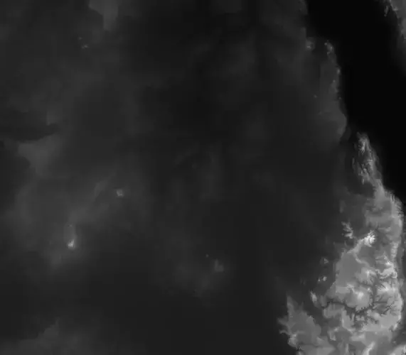 Sudan High resolution 31k displacement height and 3D geometry