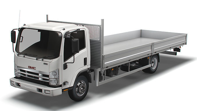 GMC W3500 Rigid body truck 2021 3D model
