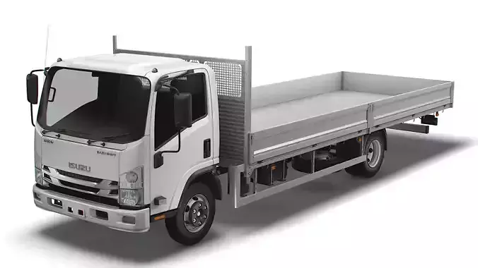 Isuzu Elf Rigid body truck 2021 3D model