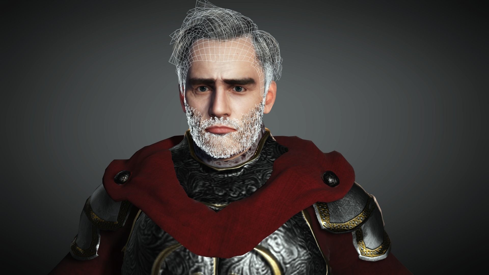 AAA Fantasy Male Character 02 Low-poly 3D model_14