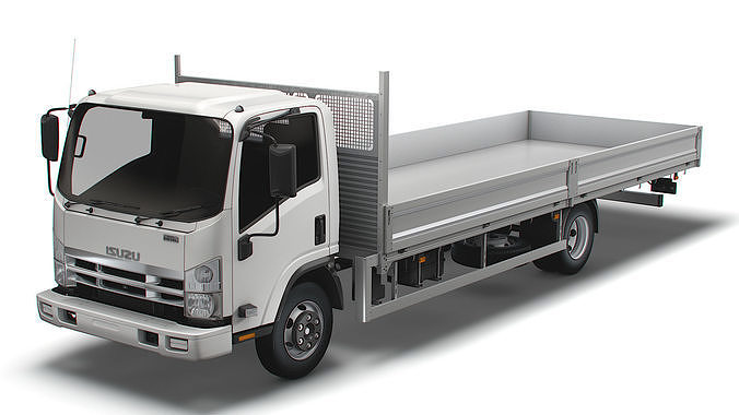 Isuzu NPR Rigid body truck 2021 3D model