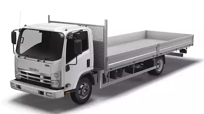 Isuzu NPR Rigid body truck 2021 3D model