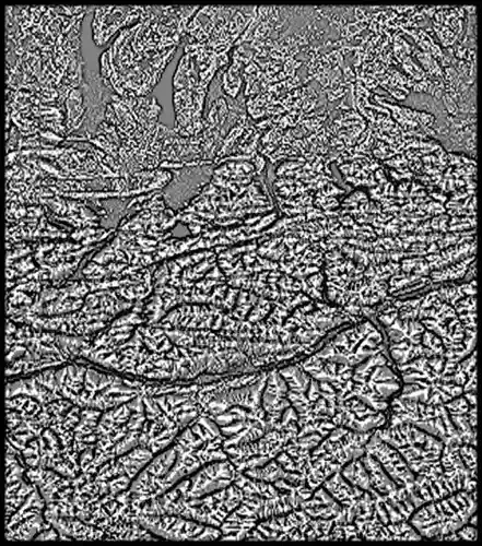 Austria High resolution 9k curvature map Texture