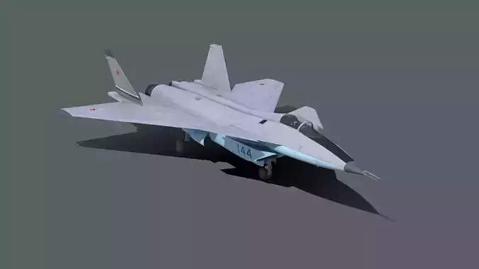 MiG 1 44 Project Low-poly 3D model