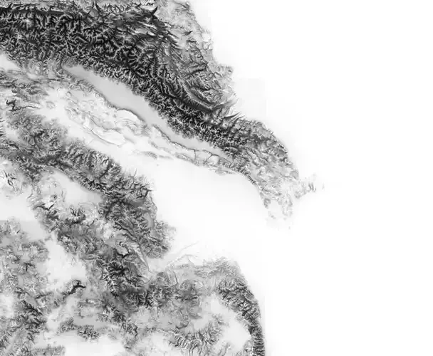 Azerbaijan High resolution 8k occlusion map Texture