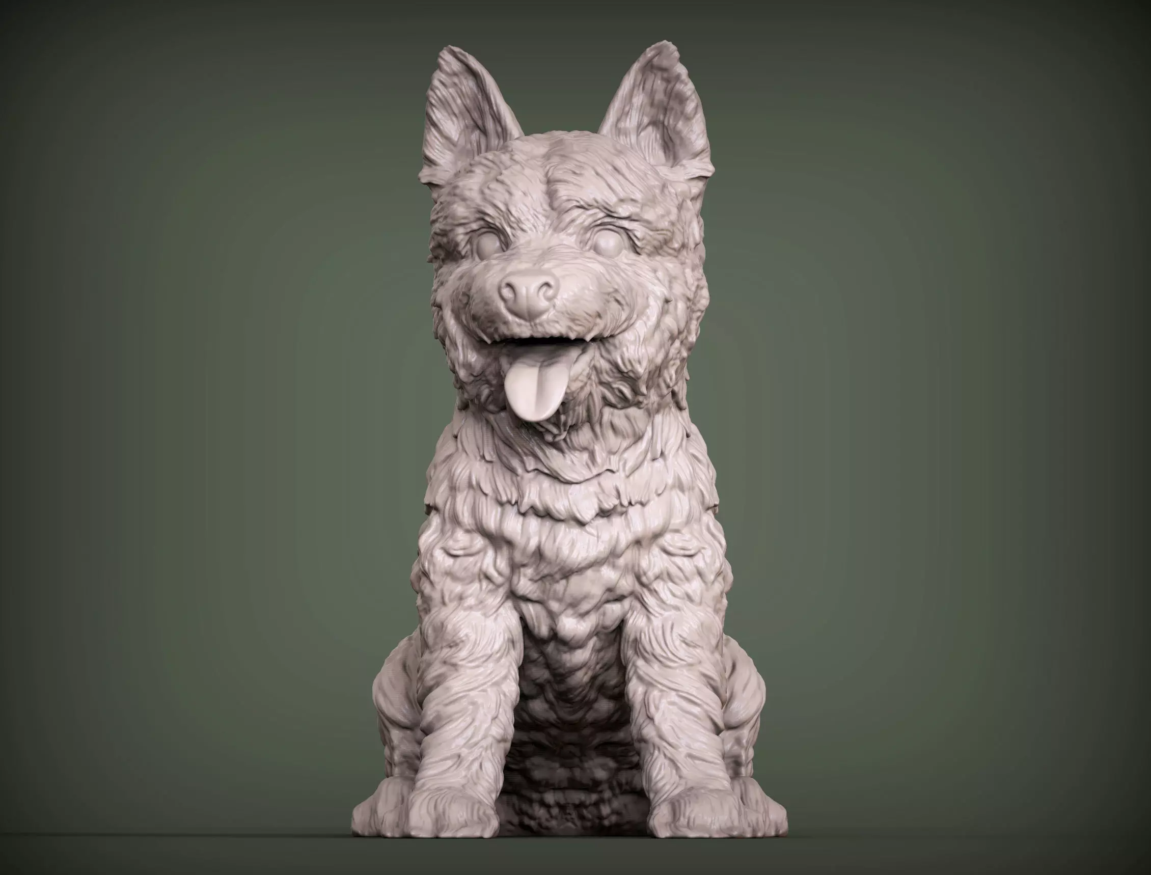 Cairn terrier 3D print model