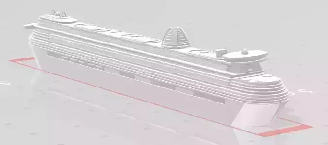 Ship for 3d printing