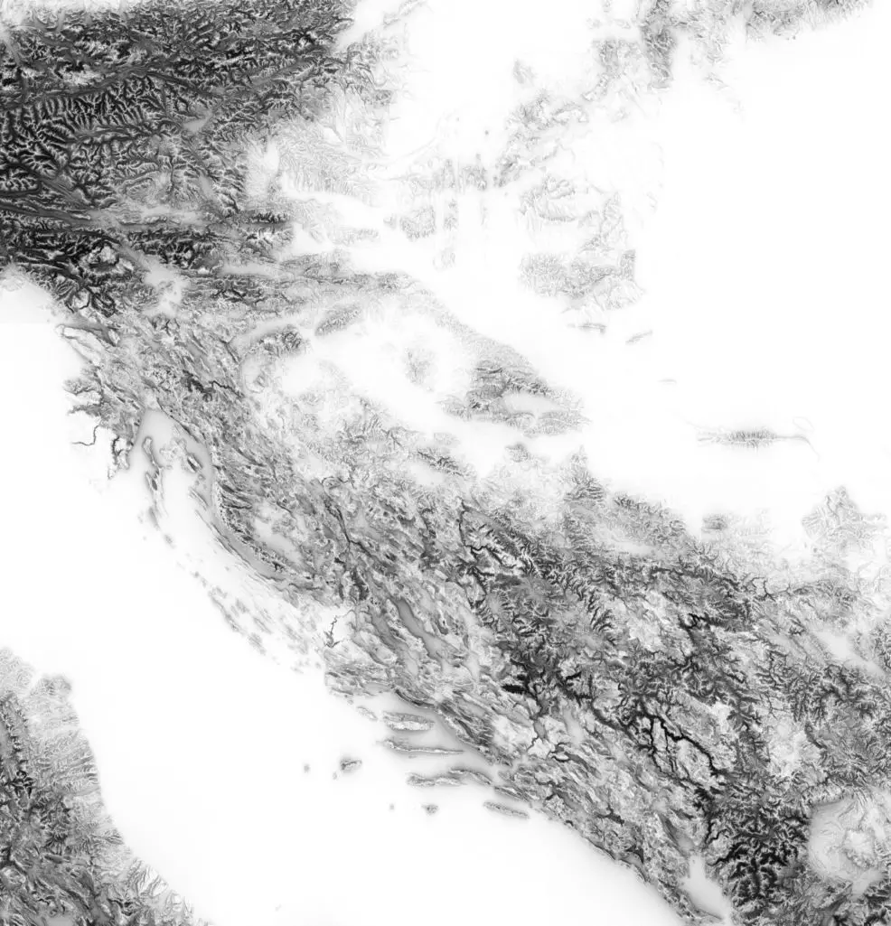 Croatia High resolution 8k occlusion map Texture