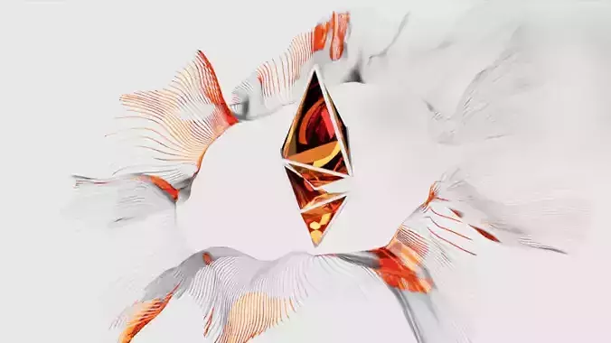 Ethereum 3D Animated Scene