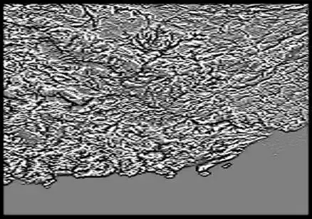 Cyprus High resolution 2k curvature map