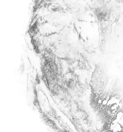 Gabon High resolution 12k occlusion map Texture