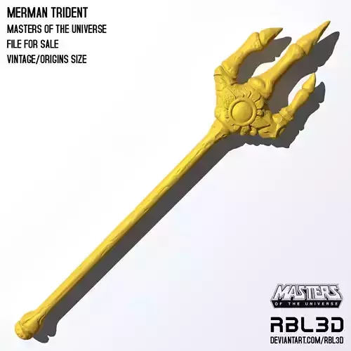 Merman Trident for vintage and origins