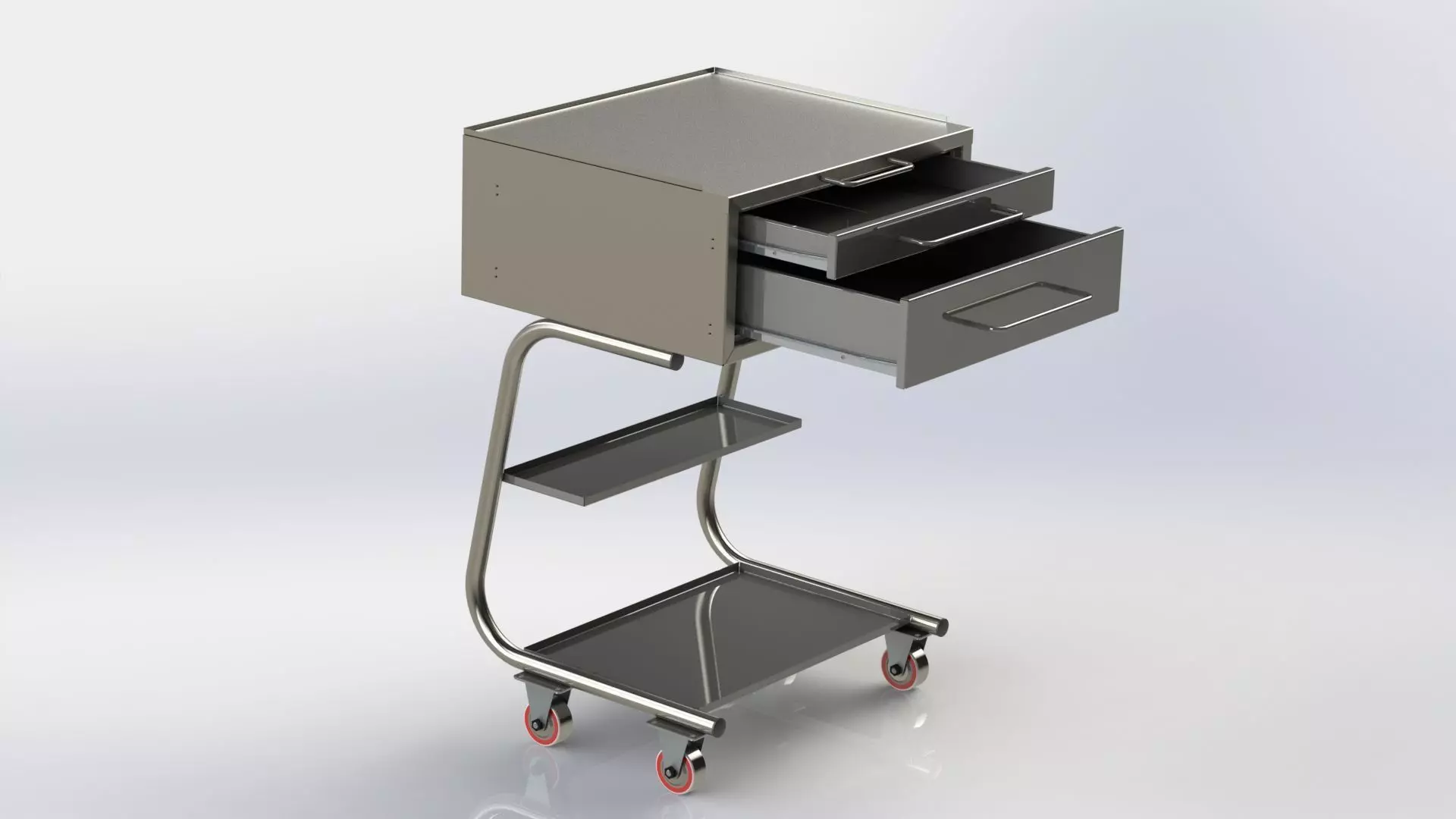 Dentist doctors table 3D model_0