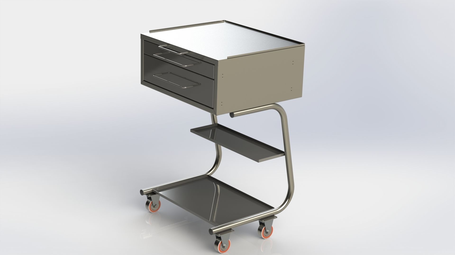Dentist doctors table 3D model_1