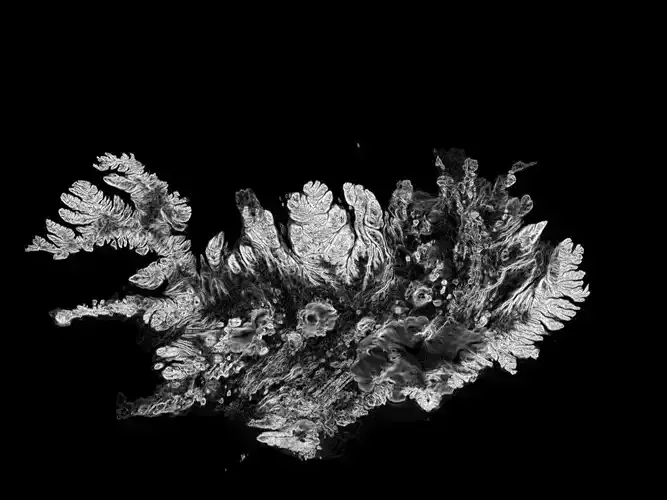 Iceland High resolution 8k direct map