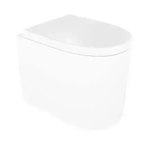White Toilet Bowl 3D model