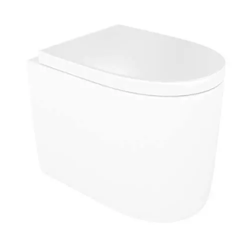 White Toilet Bowl 3D model