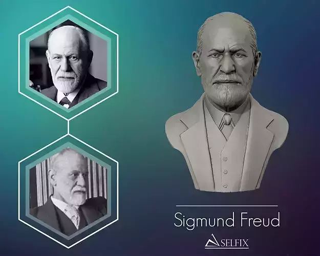 Sigmund Freud Bust Sculpture