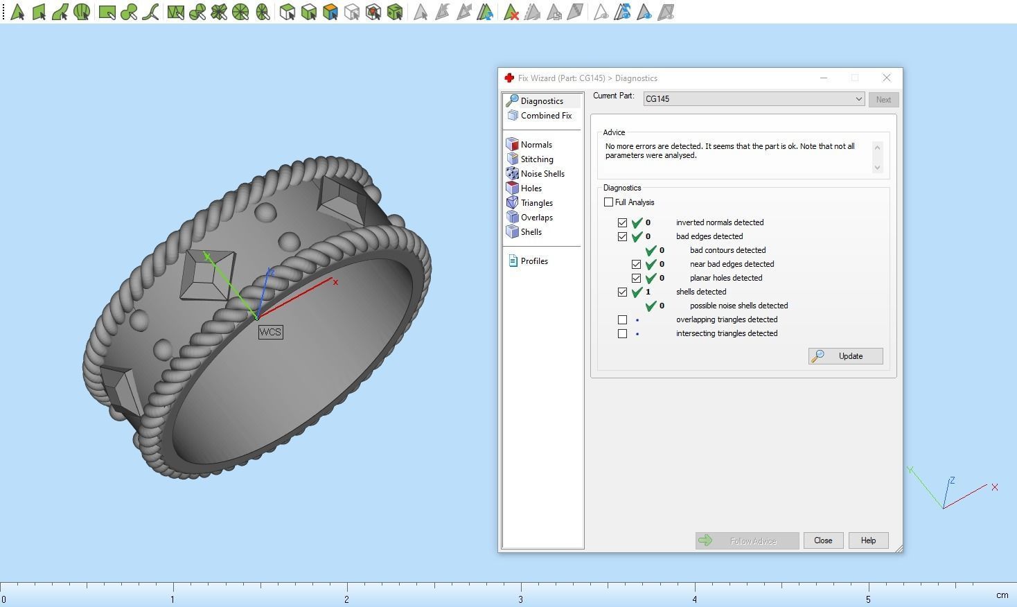 ornament ring 3D print model_8