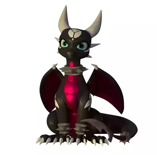 Cute Cynder Model 3D model
