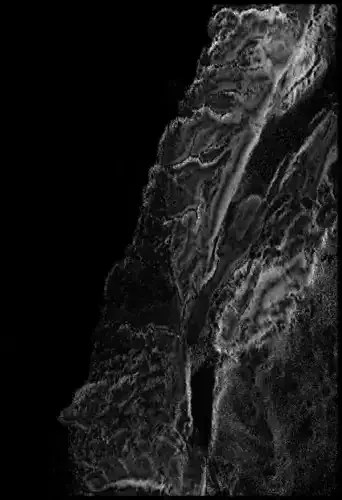 Lebanon High resolution 3k thickness map