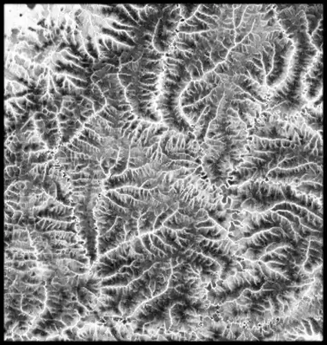 Lesotho High resolution 4k cavity map Texture