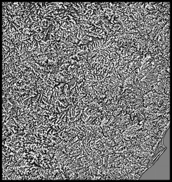 Lesotho High resolution 4k curvature map Texture_2