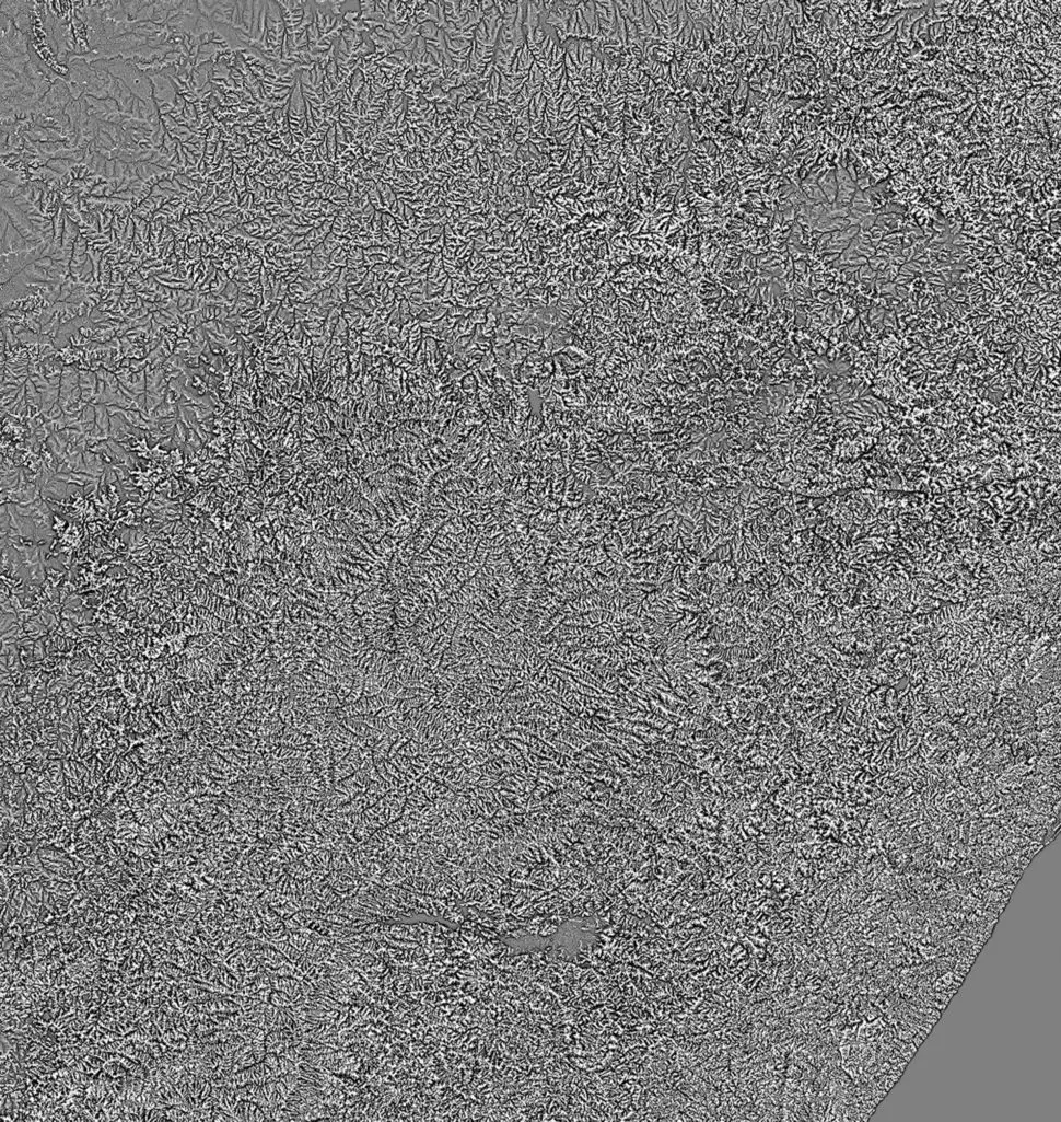 Lesotho High resolution 4k curvature map Texture_0