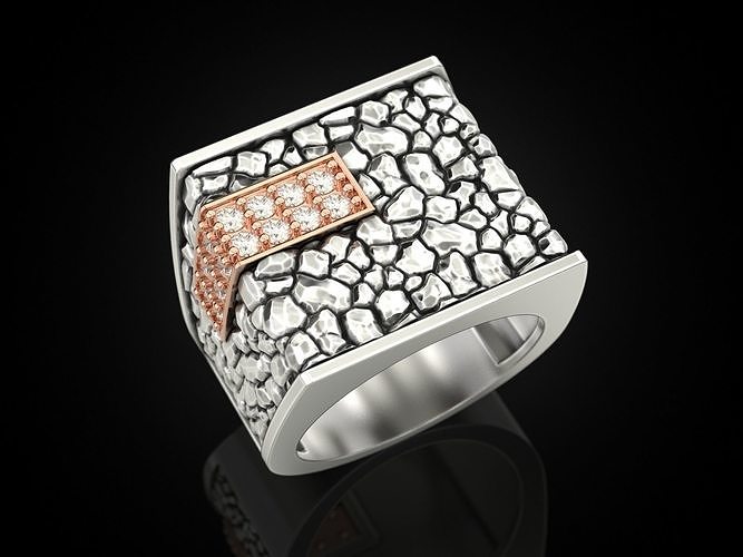 Ring pebbles 3D print model