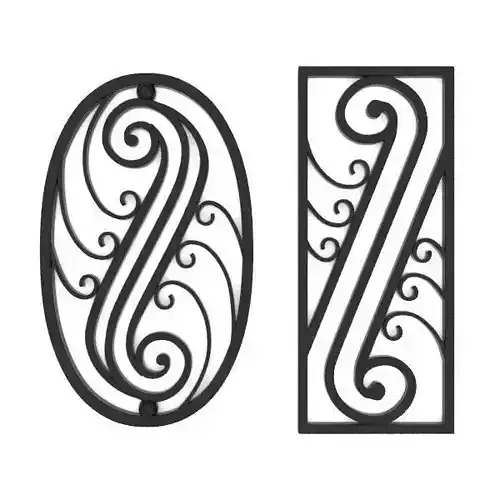 Wrought iron elements vol 3 3D model Wrought iron elements vol 3 3D model