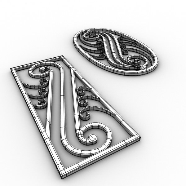 Wrought iron elements vol 3 3D model_3