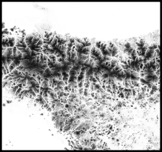 Panama High resolution 10k cavity map
