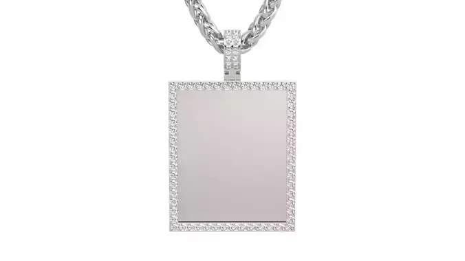 Picture pendant 1-2 inch N 12 3D print model