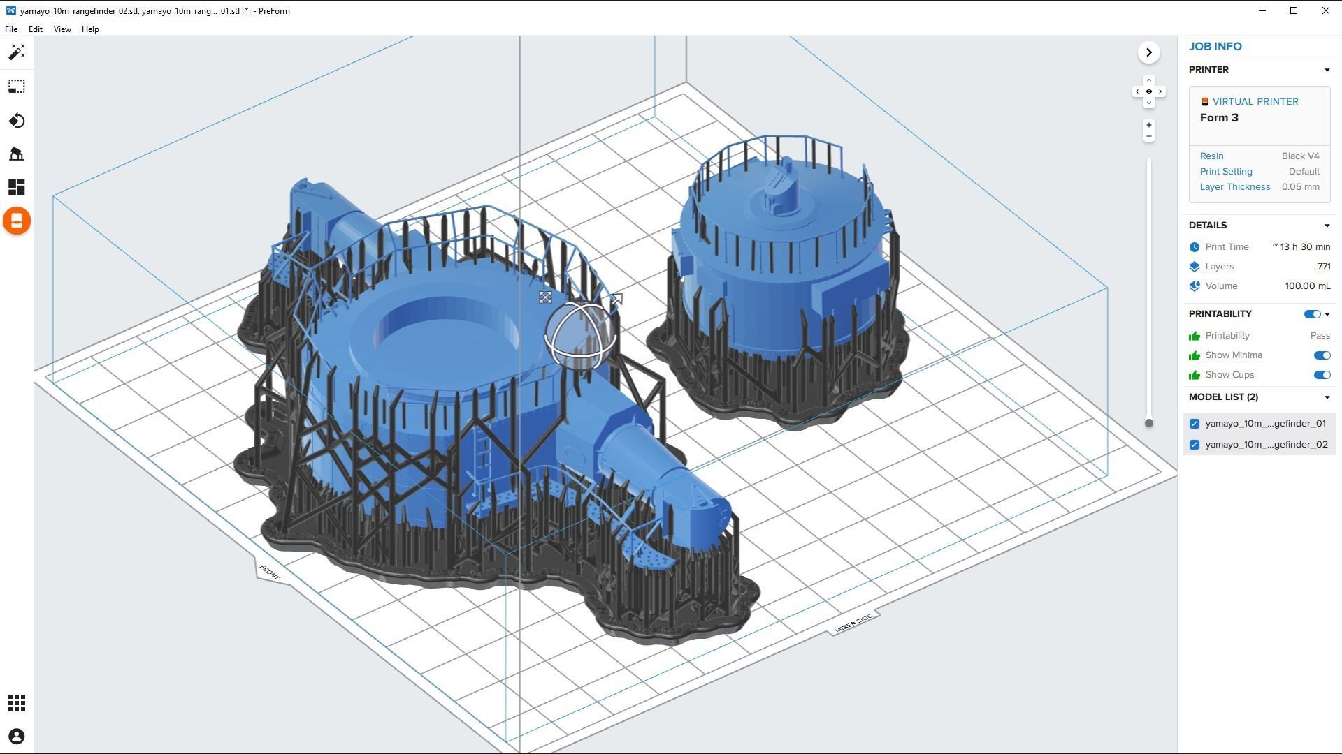 Yamato 10m rangefinder Personal license - 1-100 scale 3D print model_1