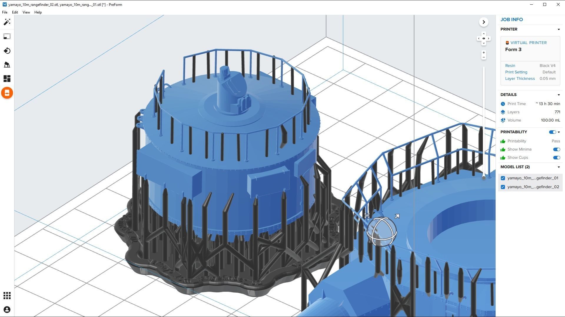 Yamato 10m rangefinder Personal license - 1-100 scale 3D print model_4