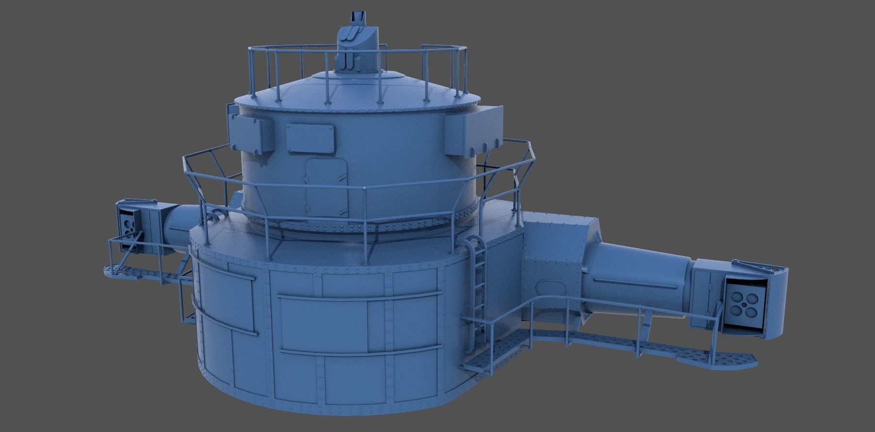 Yamato 10m rangefinder Personal license - 1-100 scale 3D print model_5