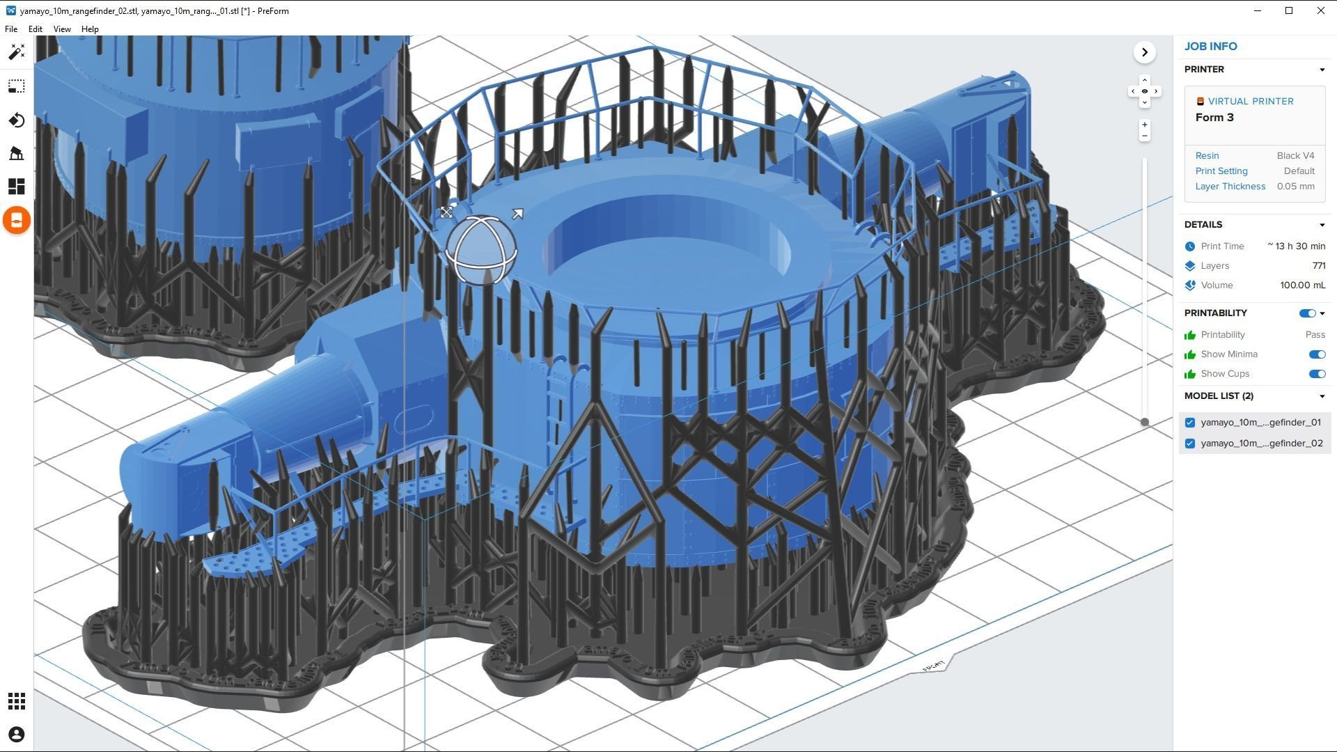 Yamato 10m rangefinder Personal license - 1-100 scale 3D print model_3