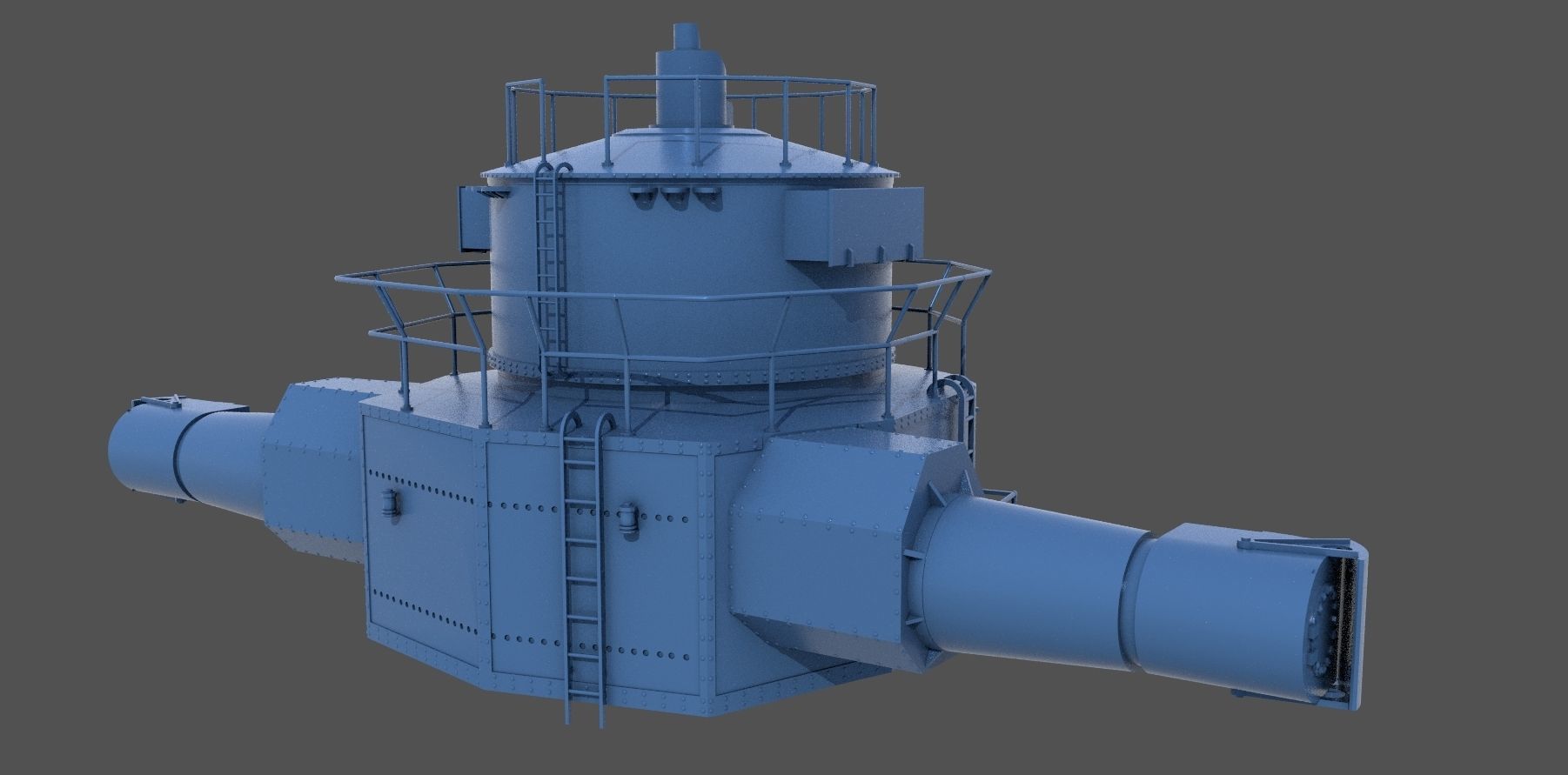 Yamato 10m rangefinder Personal license - 1-100 scale 3D print model_6