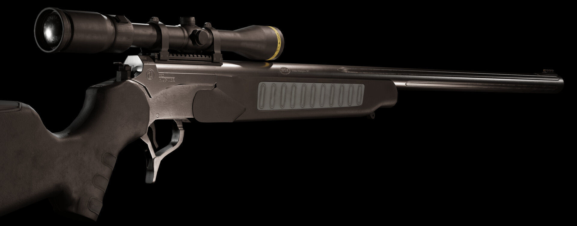 Thompson Center Arms Encore Low-poly 3D model_5