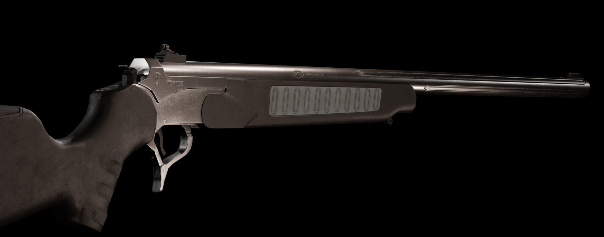 Thompson Center Arms Encore Low-poly 3D model_4