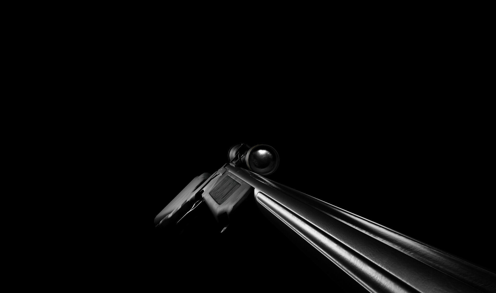 Thompson Center Arms Encore Low-poly 3D model_6