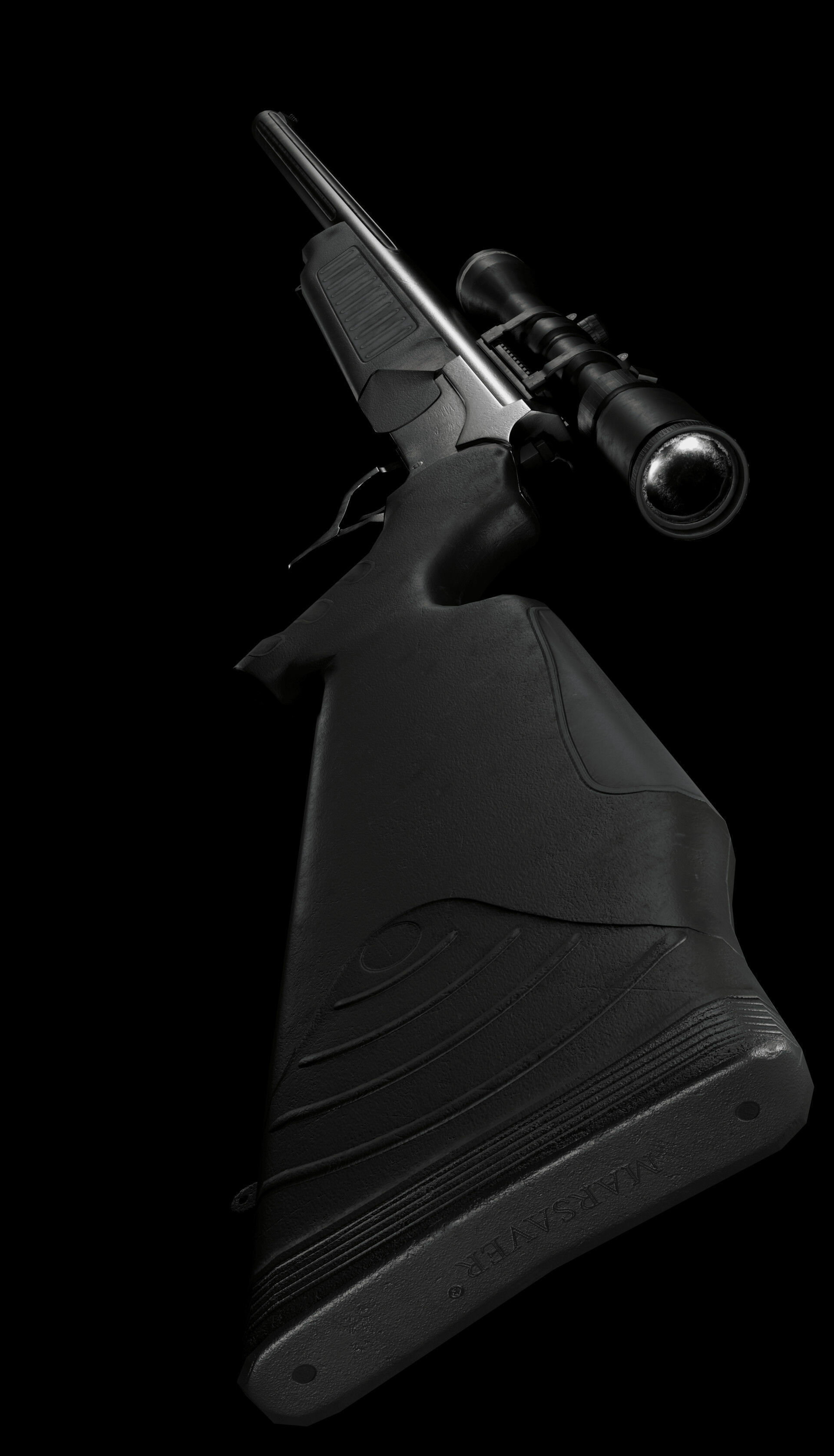 Thompson Center Arms Encore Low-poly 3D model_3