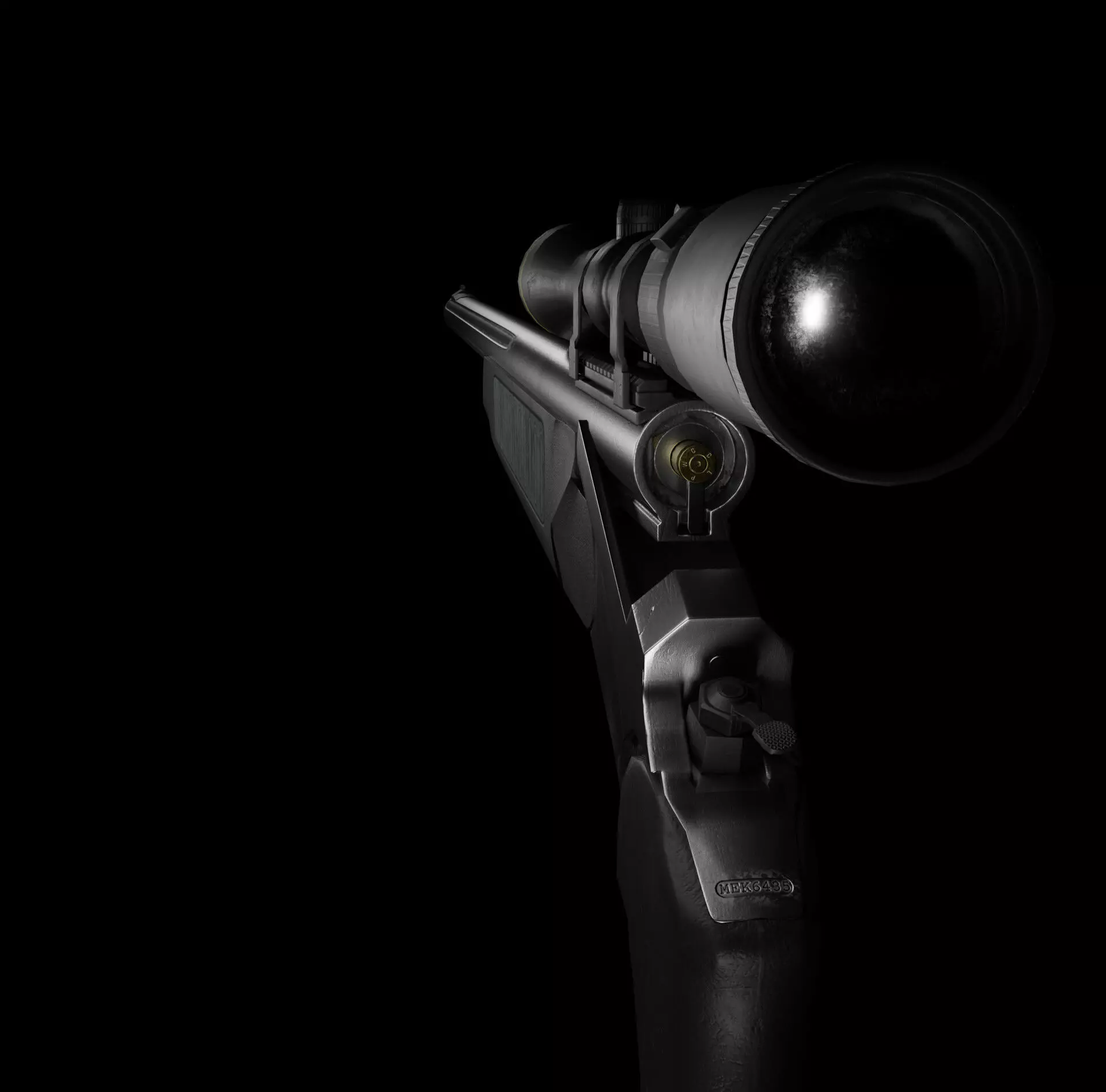 Thompson Center Arms Encore Low-poly 3D model_0