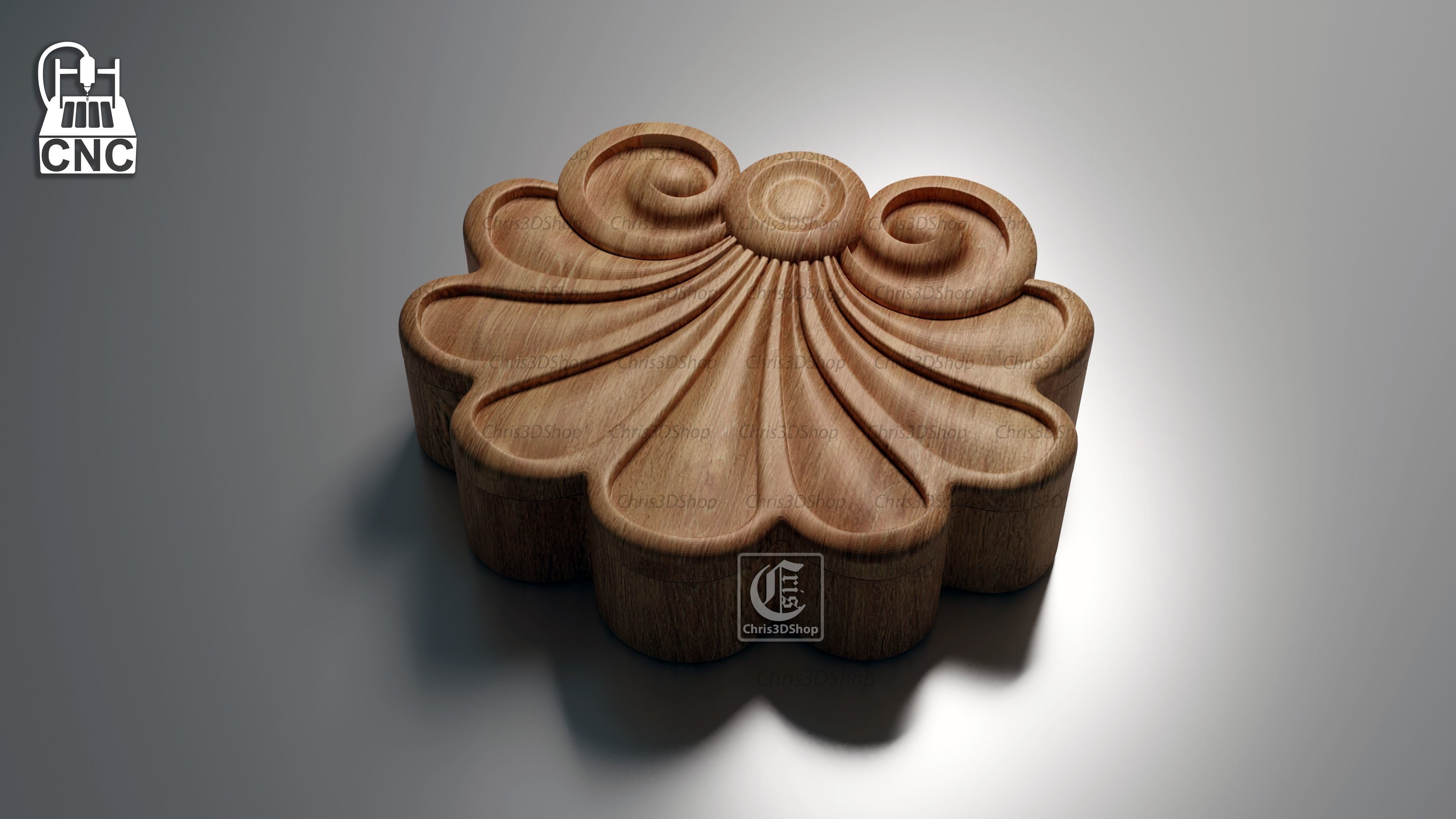 Jewelry Boxes Pack - Files for CNC and 3D Printer 3D print model_2