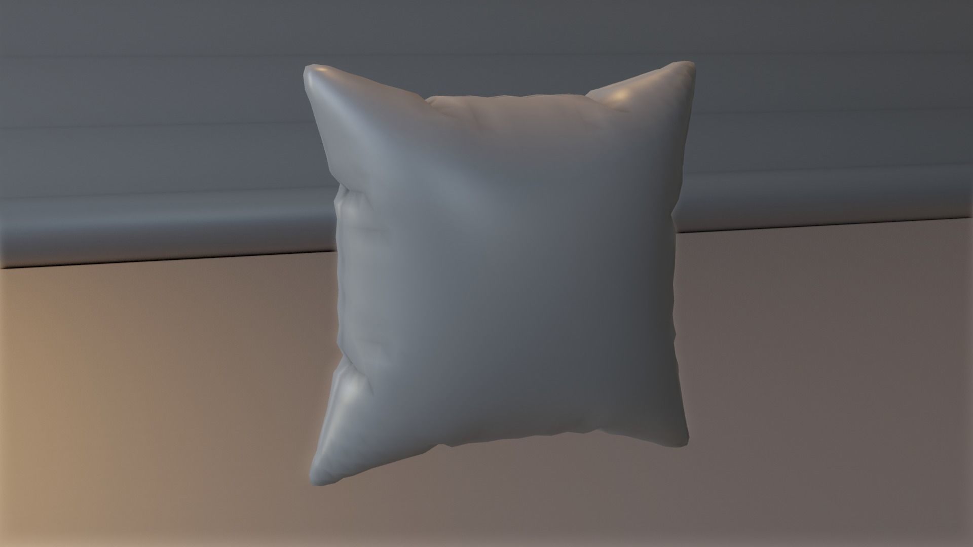 Ukraine Flag Pillow 3D model_3